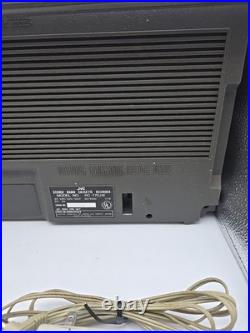 Vintage Boombox JVC RC-770JW Stereo Radio Cassette Recorder FOR PARTS EATS TAPES