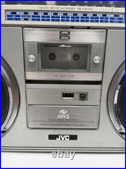 Vintage Boombox JVC RC-M70JW Radio Cassette Player FOR PARTS PLEASE READ
