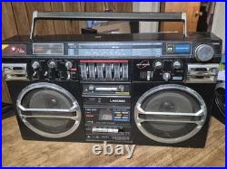 Vintage Boombox Lasonic TRC-931 Radio Cassette FOR PARTS