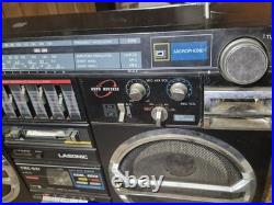 Vintage Boombox Lasonic TRC-931 Radio Cassette FOR PARTS