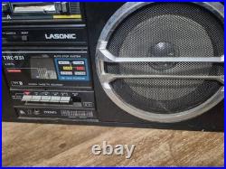 Vintage Boombox Lasonic TRC-931 Radio Cassette FOR PARTS