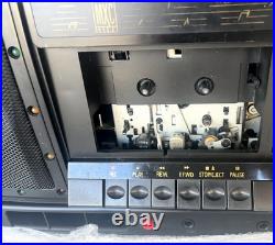 Vintage Boombox Precision MX Crown XC-151 Radio DISCOLITE SELLING IN PARTS