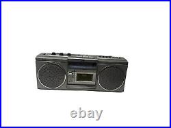 Vintage Boombox Stereo Radio Cassette Recorder JVC RC-565jw For Parts Only