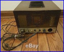 Vintage Browning Eagle S23 Transmitter CB Radio Base for Parts Repair with Manual