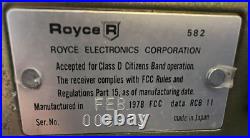 Vintage CB radio electronics components Midland, Cobra, Royce+ FOR PARTS ONLY