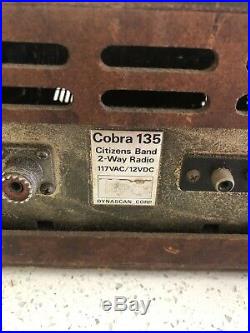 Vintage COBRA 135 SSB/AM CB Radio As is or For Parts/Repair 23 Ch. Read Details