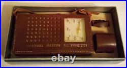 Vintage Channel Master All Transistor Radio Red Model 6506 Restoration Parts