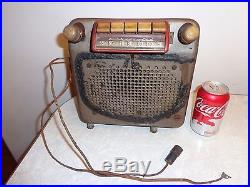 Vintage Chevrolet car radio Model 986067 antique 1940s with speaker automobile