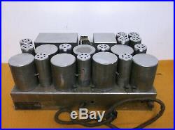 Vintage Chrome Tube Amplifier E. H. Scott Radio Labs L-351 As Is For Parts Repair