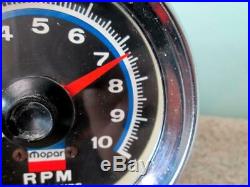 Vintage Chrysler Parts 10,000 RPM Tachometer 3514430 Real Deal Factory Accessory