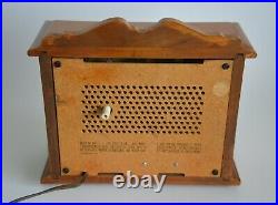 Vintage Clock Radio MOTOROLA Model TC 24 for Parts, As Is