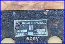 Vintage Clough-Brengle Radio SIGNAL GENERATOR Antique Tube Unit for parts