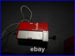 Vintage Coca Cola Mini Cooler Crystal Radios Lot Of 2 Parts HTF Estate Find