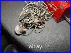 Vintage Coca Cola Mini Cooler Crystal Radios Lot Of 2 Parts HTF Estate Find