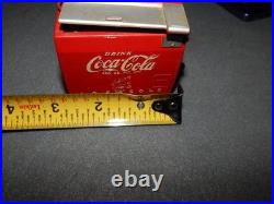 Vintage Coca Cola Mini Cooler Crystal Radios Lot Of 2 Parts HTF Estate Find