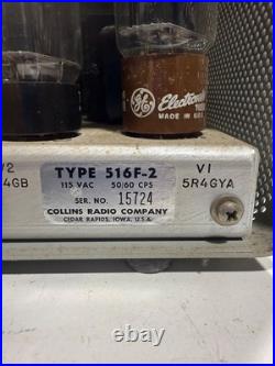 Vintage Collins 516F-2 Power Supply Ham Radio Untested AS IS for Parts Repair