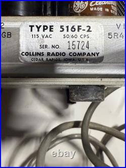 Vintage Collins 516F-2 Power Supply Ham Radio Untested AS IS for Parts Repair