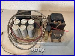 Vintage Collins Tube Radio Power Supply Chassis Transformers Reactor For Parts
