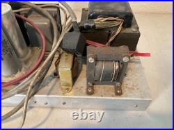 Vintage Collins Tube Radio Power Supply Chassis Transformers Reactor For Parts