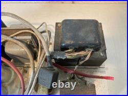 Vintage Collins Tube Radio Power Supply Chassis Transformers Reactor For Parts