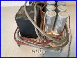 Vintage Collins Tube Radio Power Supply Chassis Transformers Reactor For Parts