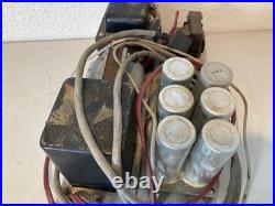 Vintage Collins Tube Radio Power Supply Chassis Transformers Reactor For Parts