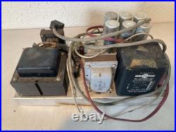 Vintage Collins Tube Radio Power Supply Chassis Transformers Reactor For Parts