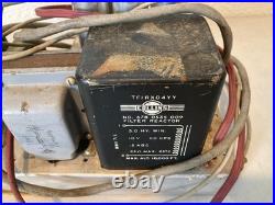 Vintage Collins Tube Radio Power Supply Chassis Transformers Reactor For Parts