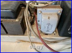 Vintage Collins Tube Radio Power Supply Chassis Transformers Reactor For Parts