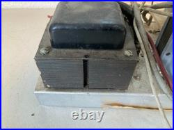 Vintage Collins Tube Radio Power Supply Chassis Transformers Reactor For Parts