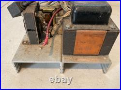 Vintage Collins Tube Radio Power Supply Chassis Transformers Reactor For Parts