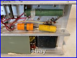 Vintage Collins Tube Radio Power Supply Chassis Transformers Reactor For Parts