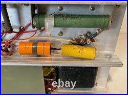 Vintage Collins Tube Radio Power Supply Chassis Transformers Reactor For Parts