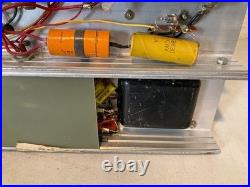 Vintage Collins Tube Radio Power Supply Chassis Transformers Reactor For Parts