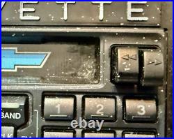 Vintage Corvette Kenwood AM/FM Cassette Radio KRC-1007 Untested For Parts Only