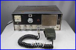 Vintage Courier 23 CB TUBE Radio /Courier 527 Microphone SOLD AS-IS PARTS/REPAIR