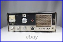 Vintage Courier 23 CB TUBE Radio /Courier 527 Microphone SOLD AS-IS PARTS/REPAIR