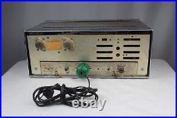 Vintage Courier 23 CB TUBE Radio /Courier 527 Microphone SOLD AS-IS PARTS/REPAIR