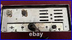 Vintage Courier 23 CB TUBE Radio withCourier Microphone SOLD AS-IS PARTS/REPAIR