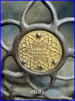 Vintage Crosley Dynacone Type E Electric Tube Radio External Speaker Parts USA