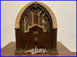 Vintage Crosley Tube Radio Chassis 168 Cathedral for parts or project