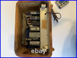 Vintage Detrola Model 579 Wooden Tube Radio For Parts