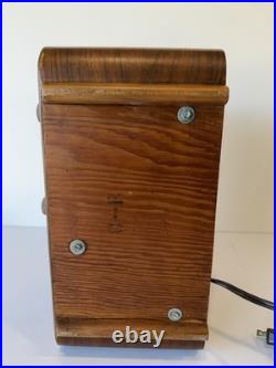 Vintage Detrola Model 579 Wooden Tube Radio For Parts