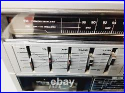 Vintage Emerson MC1434 Dual Cassette Turntable Record Player AM/FM Radio parts