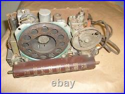 Vintage Emerson Tabletop AM Tube Radio Chassis w dial for Parts Restoration