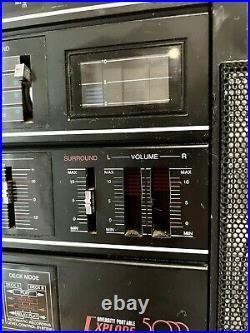 Vintage Epsilon Conion EP-007 Boombox Radio Huge (DiscoLite JVC) Parts/Repair