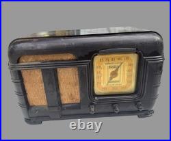 Vintage FADA Model 119 Art Deco Bakelite Tube Radio 1930s Untested Parts Repair