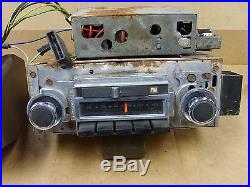 Vintage Factory Buick AM/FM Radio Stereo & 8 Track Player under dash style