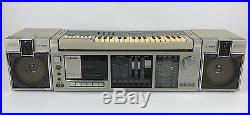 Vintage Fisher SC-300 AM/FM Cassette Boombox Radio With Keyboard Parts/Repair