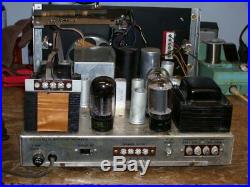 Vintage Fisher Tube Receiver Chassis K-100, Selling For Parts Or Fixer Upper